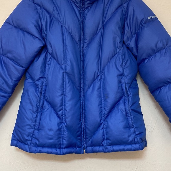 Columbia Puffer Jacket Omniheat Blue Polyester Size L - Picture 4 of 17